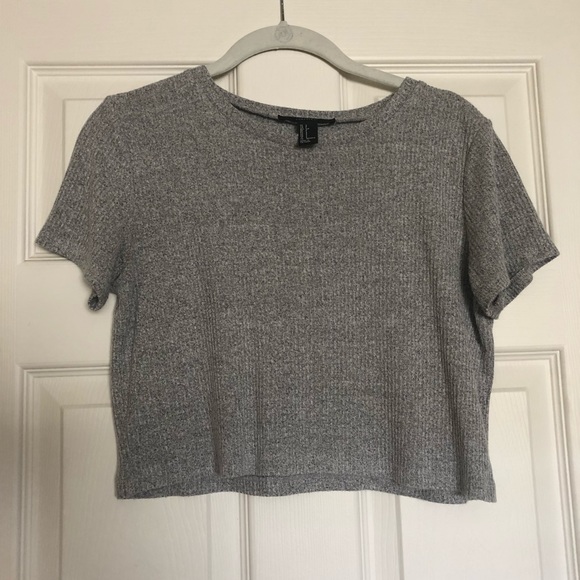 Grey crop top - Picture 2 of 3